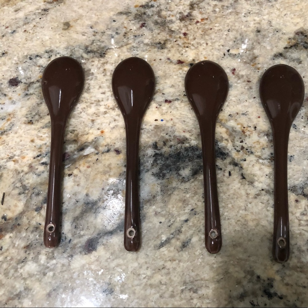 4- 16oz mugs with spoons NEW - Picture 3 of 4
